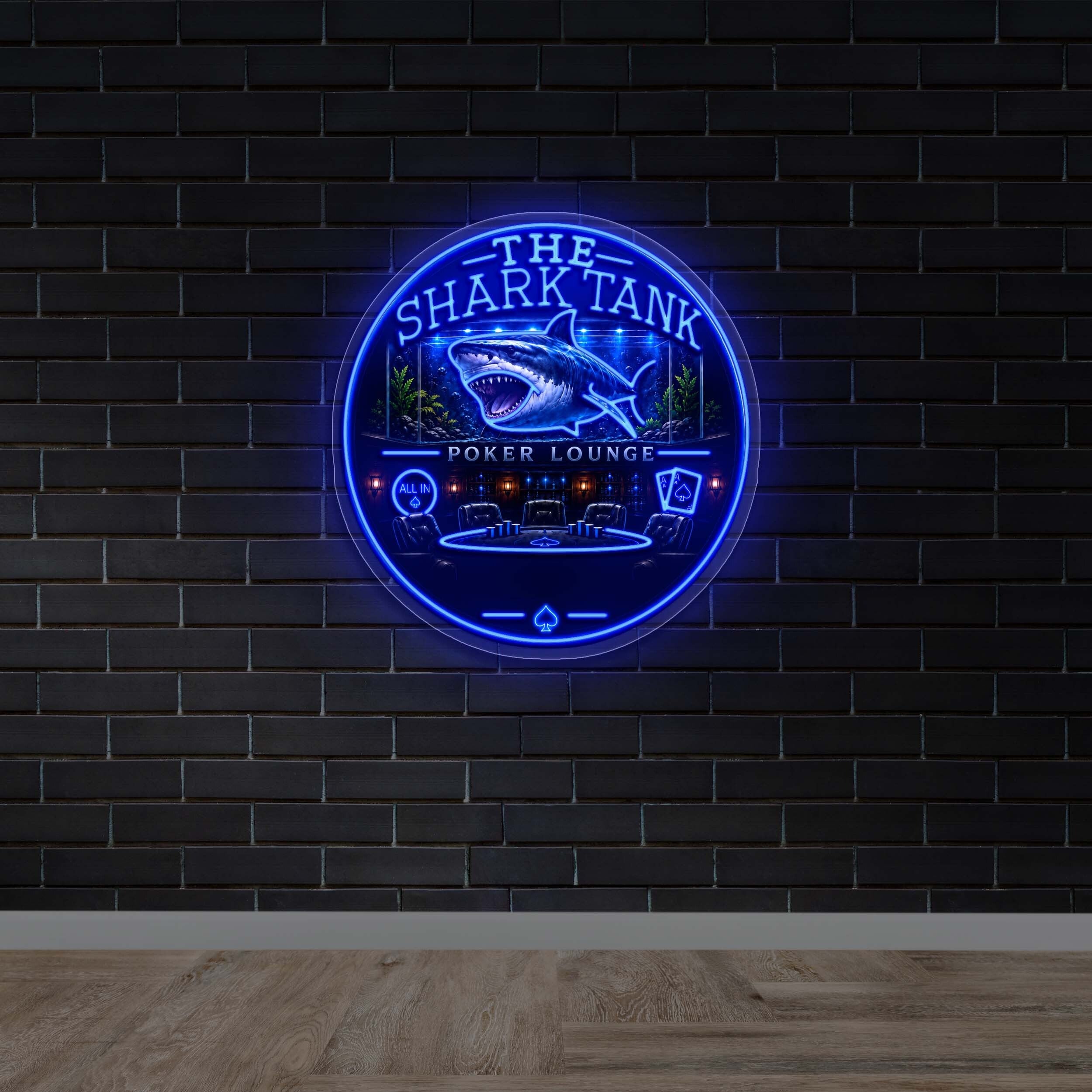 The Shark Tank - Premium Neon Artwork