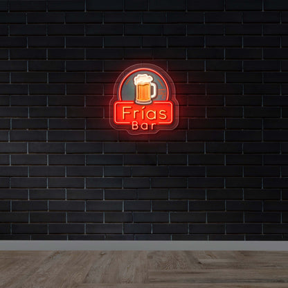 FRIAS BAR - Premium Neon Artwork