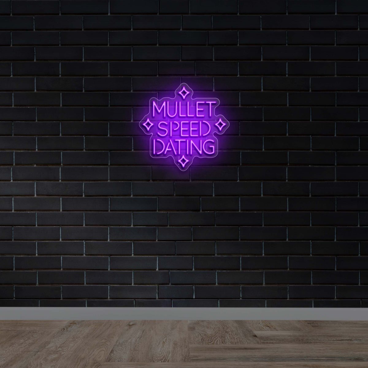 Mullet Speed Dating - Premium Neon Artwork