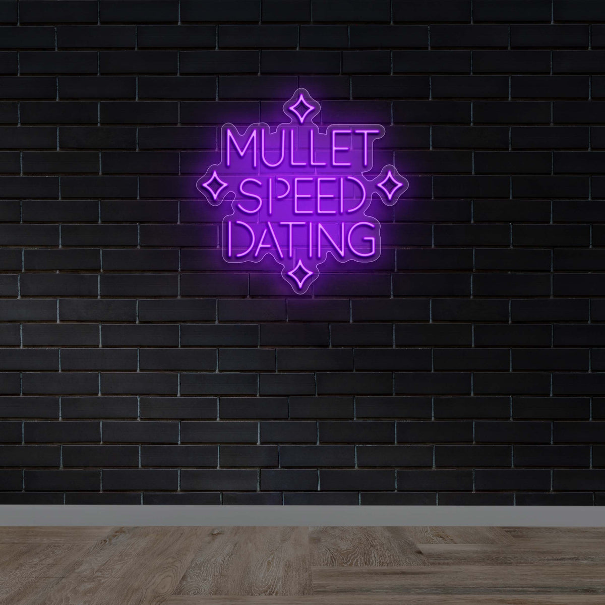 Mullet Speed Dating - Premium Neon Artwork