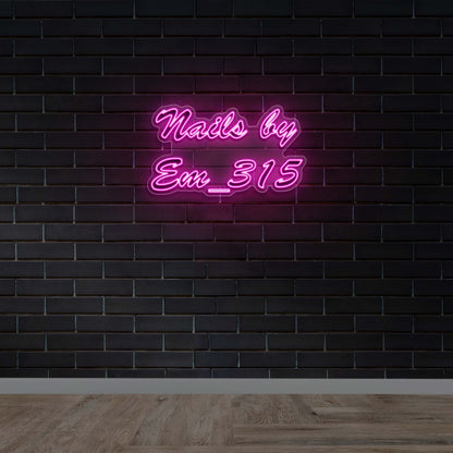 Nails by Em_315 - Premium Neon Artwork