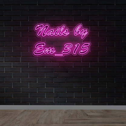 Nails by Em_315 - Premium Neon Artwork