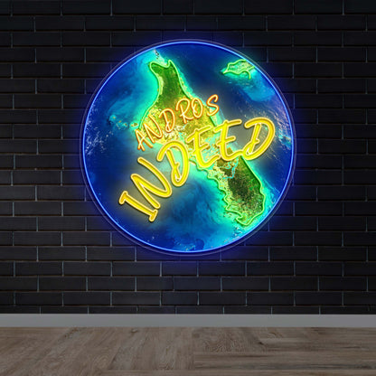 Andros Indeed - Premium Neon Artwork