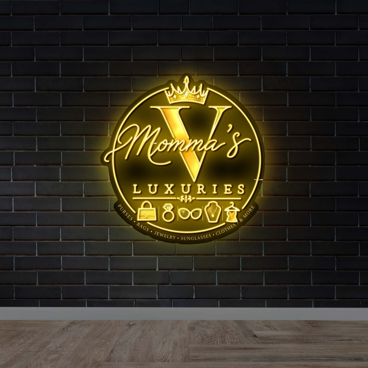 Momma V’s Luxuries - Premium Neon Artwork