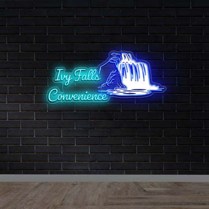 Ivy Falls Convenience - Premium Neon Artwork
