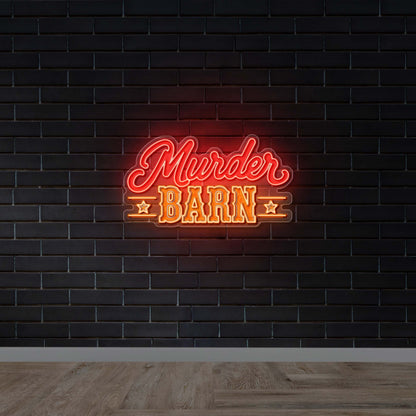 Murder Barn - Premium Neon Artwork
