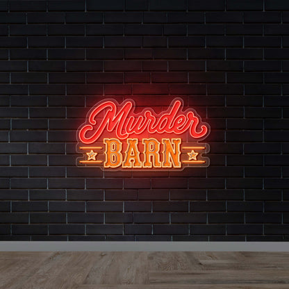 Murder Barn - Premium Neon Artwork