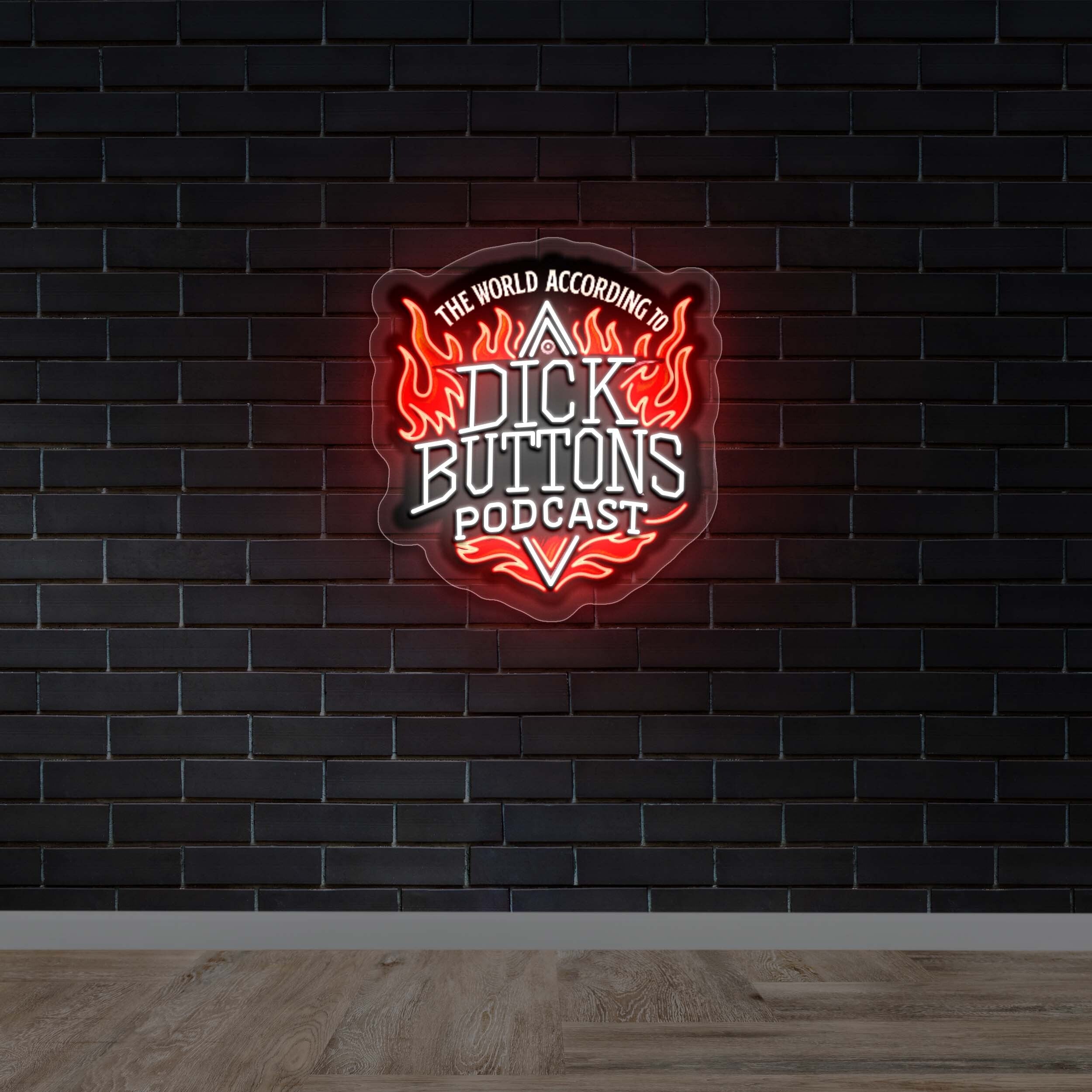 Dick Buttons - Premium Neon Artwork
