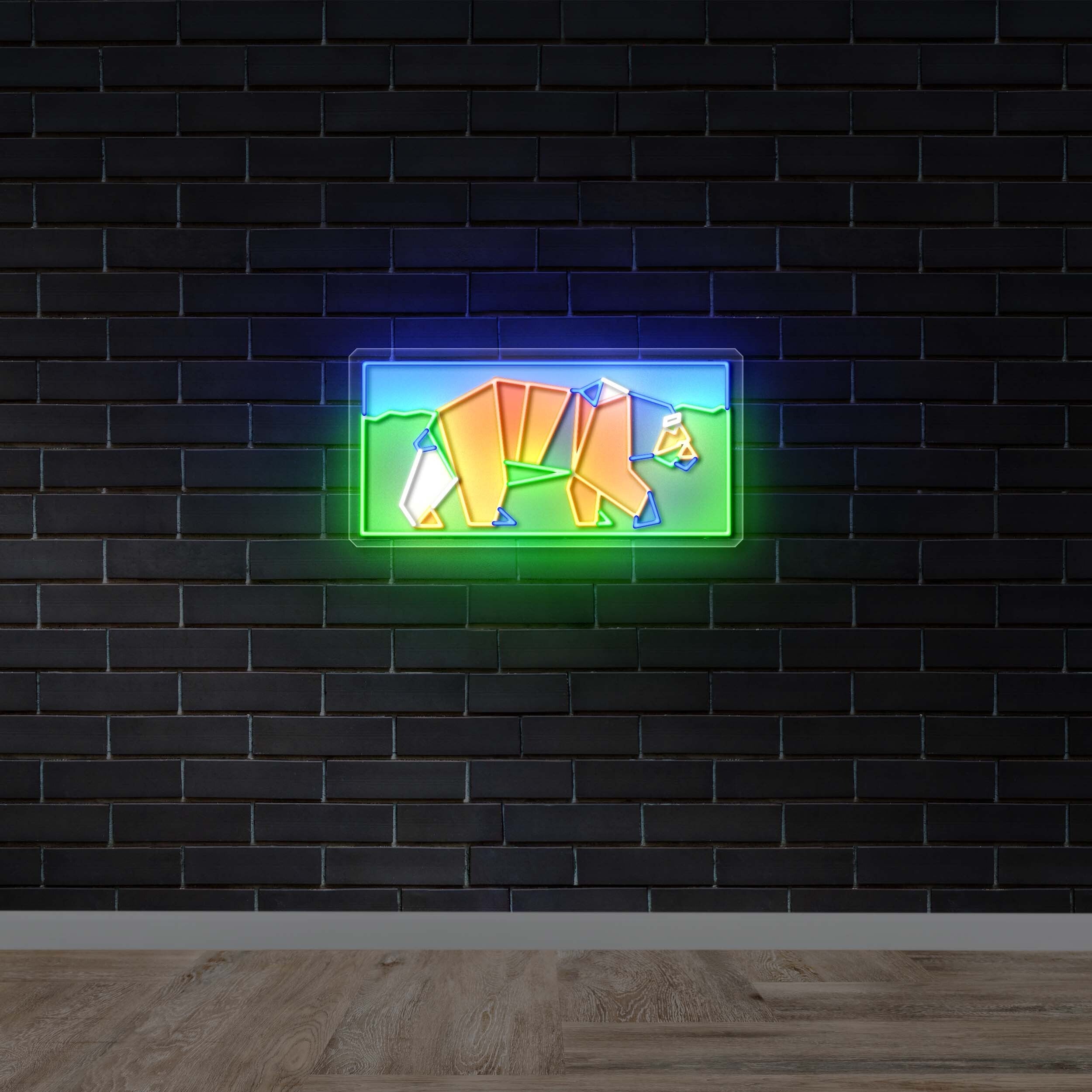 Bear - Premium Neon Artwork
