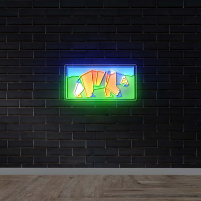 Bear - Premium Neon Artwork