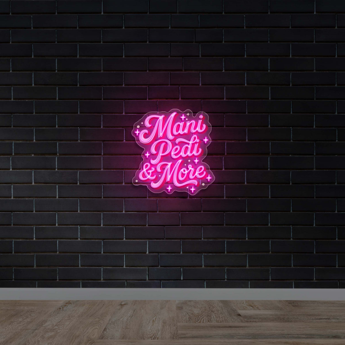 Mani Pedi & More - Premium Neon Artwork