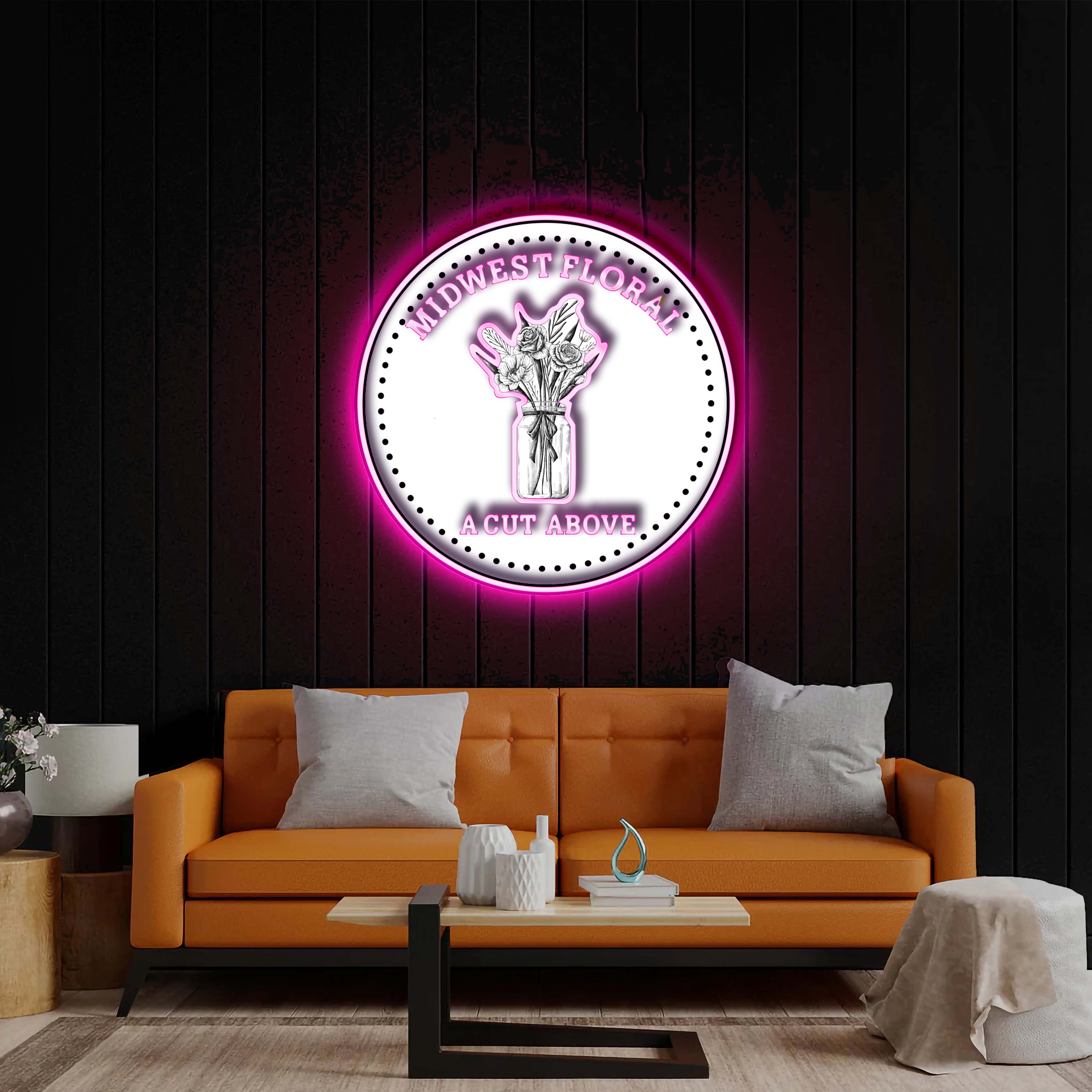 MIDWEST FLORAL – Premium Neon Artwork