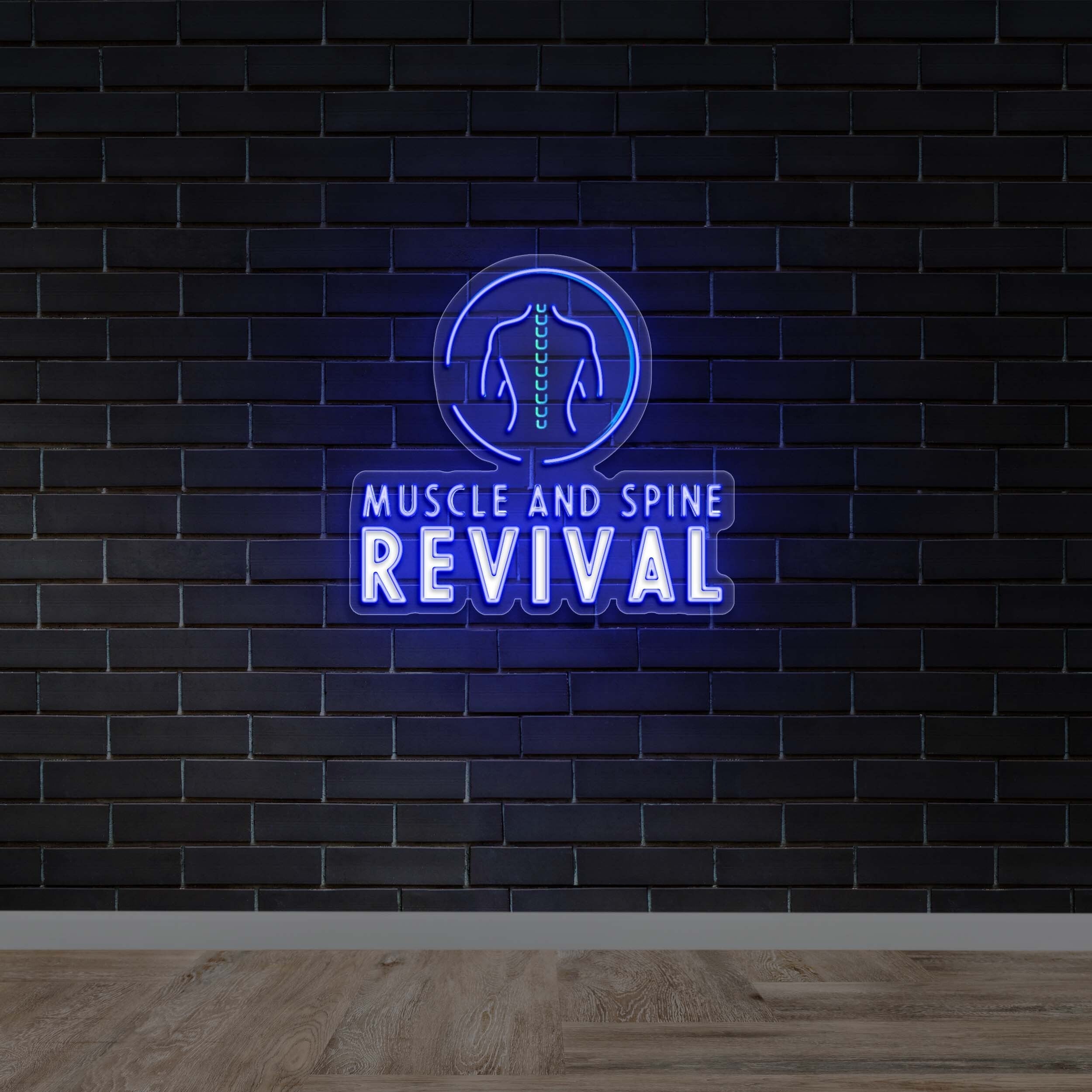 MUSCLE AND SPINE REVIVAL - Premium Neon Artwork