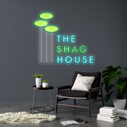 THE SHAG HOUSE lll - Premium Neon Artwork
