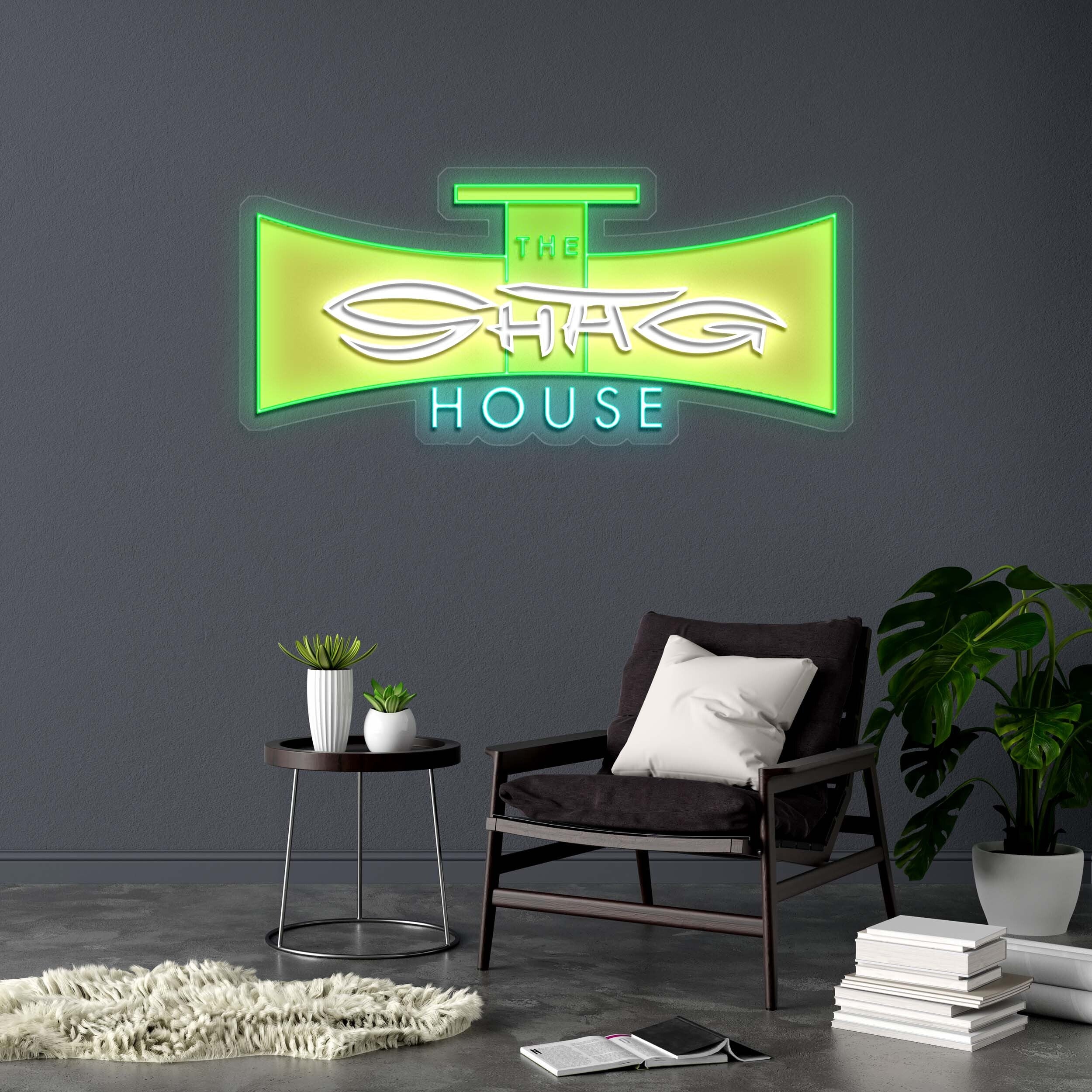 THE SHAG HOUSE lV - Premium Neon Artwork