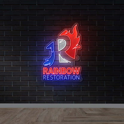 RAINBOW RESTORATION - Premium Neon Artwork