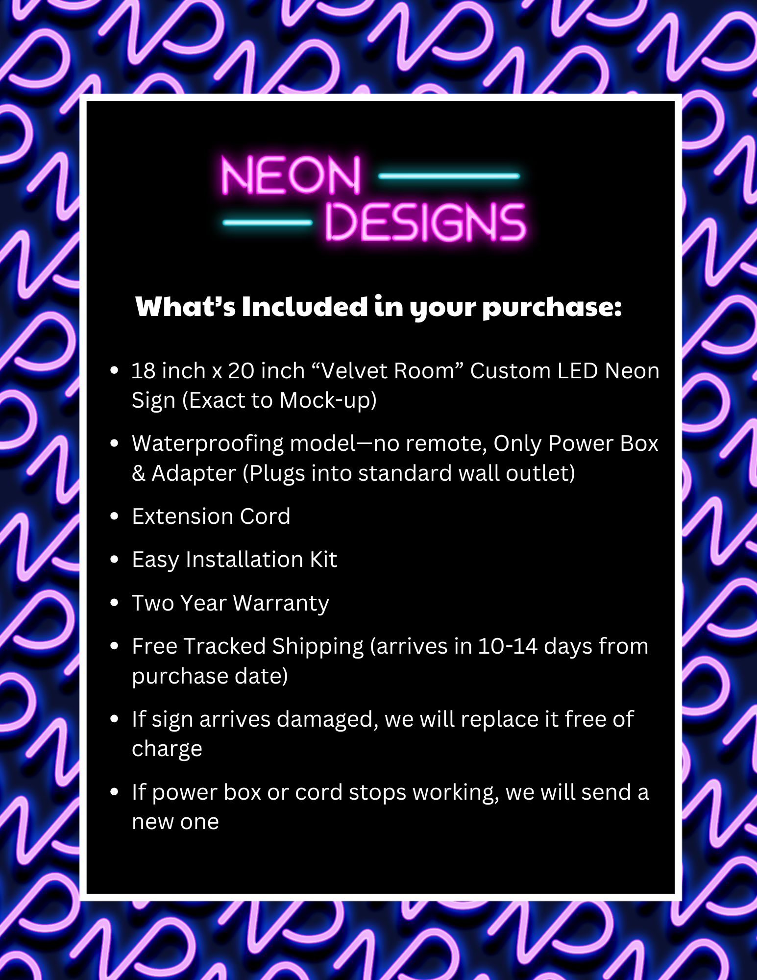 Velvet Room - Premium Neon Artwork