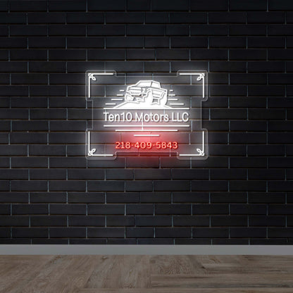 Ten10 Motors LLC | 2nd Version - Premium Neon Artwork