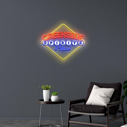 CREEKSIDE SPIRITS & More | 2nd Version - Premium Neon Artwork