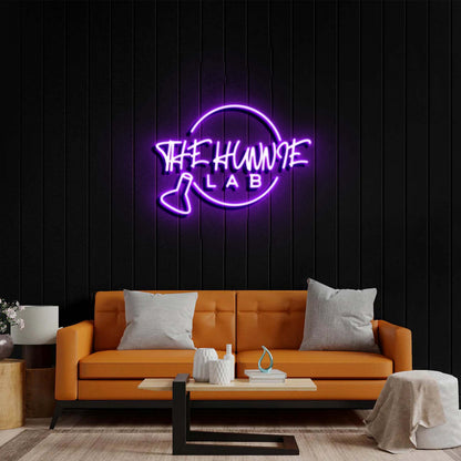 The Hunnie Lab - Premium Neon Artwork