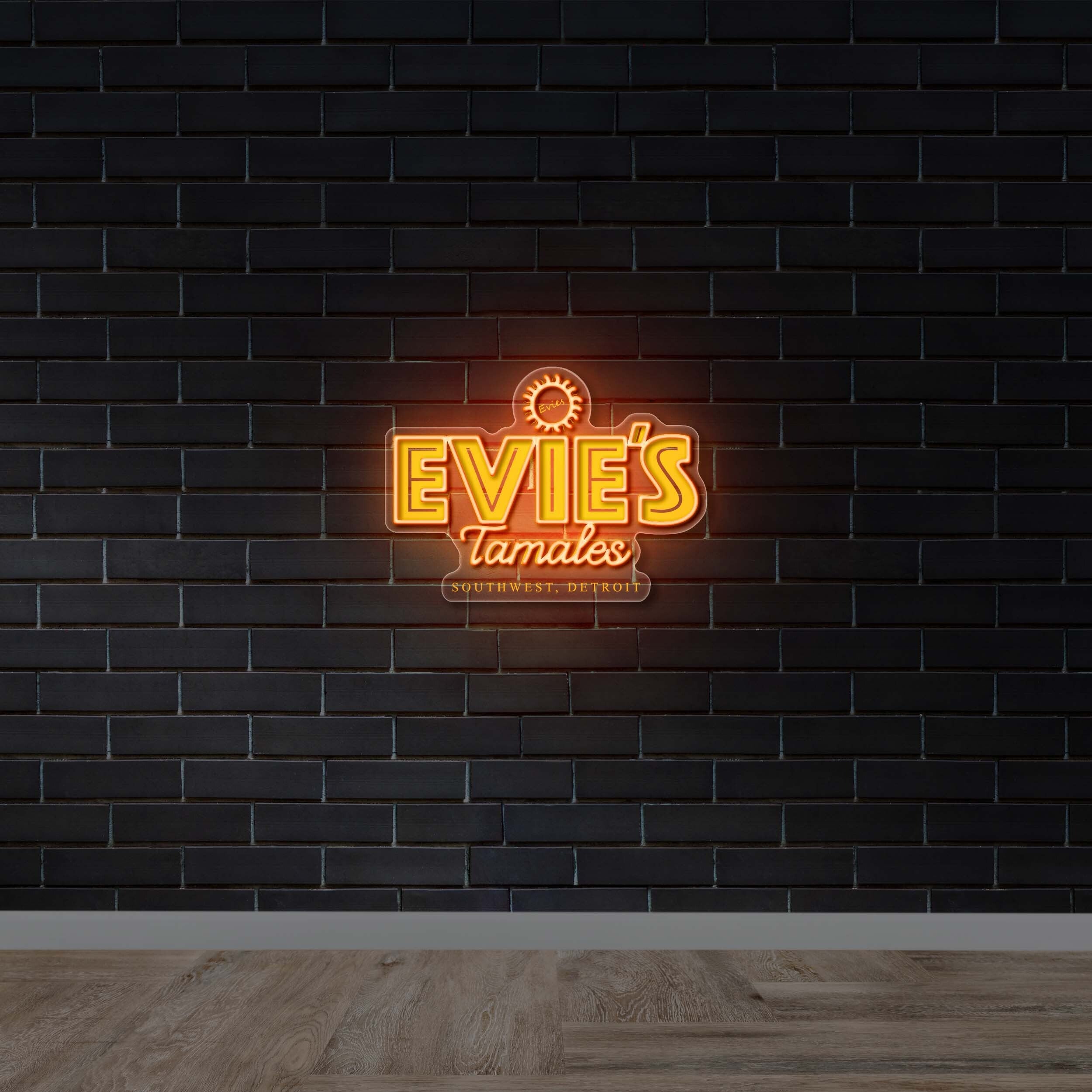 Evie’s Tamales - Premium Neon Artwork