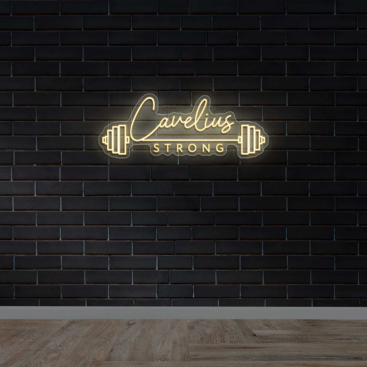 Cavelius Strong - Premium Neon Artwork