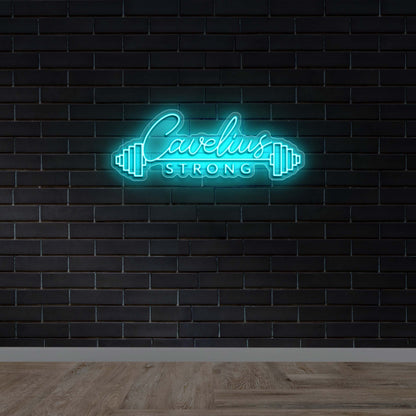 Cavelius Strong (version 2) - Premium Neon Artwork