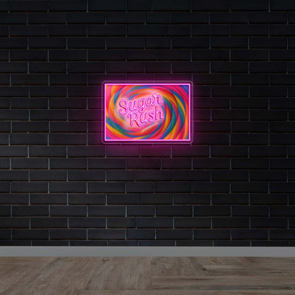 Sugar Rush - Premium Neon Artwork