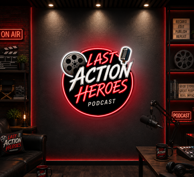 Last Action Heroes - Premium Neon Artwork
