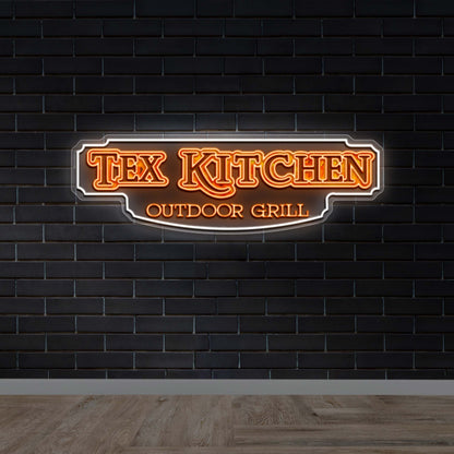 Tex Kitchen - Premium Neon Artwork