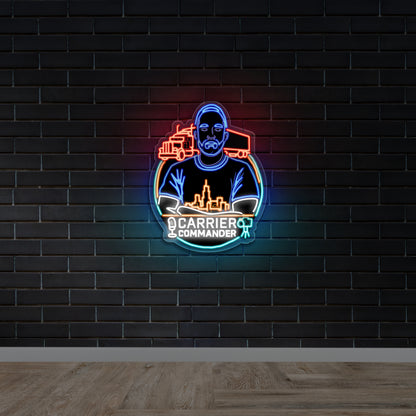 CARRIER COMMANDER - Premium Neon Artwork