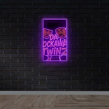DA OCKAWA TWINZ - Premium Neon Artwork