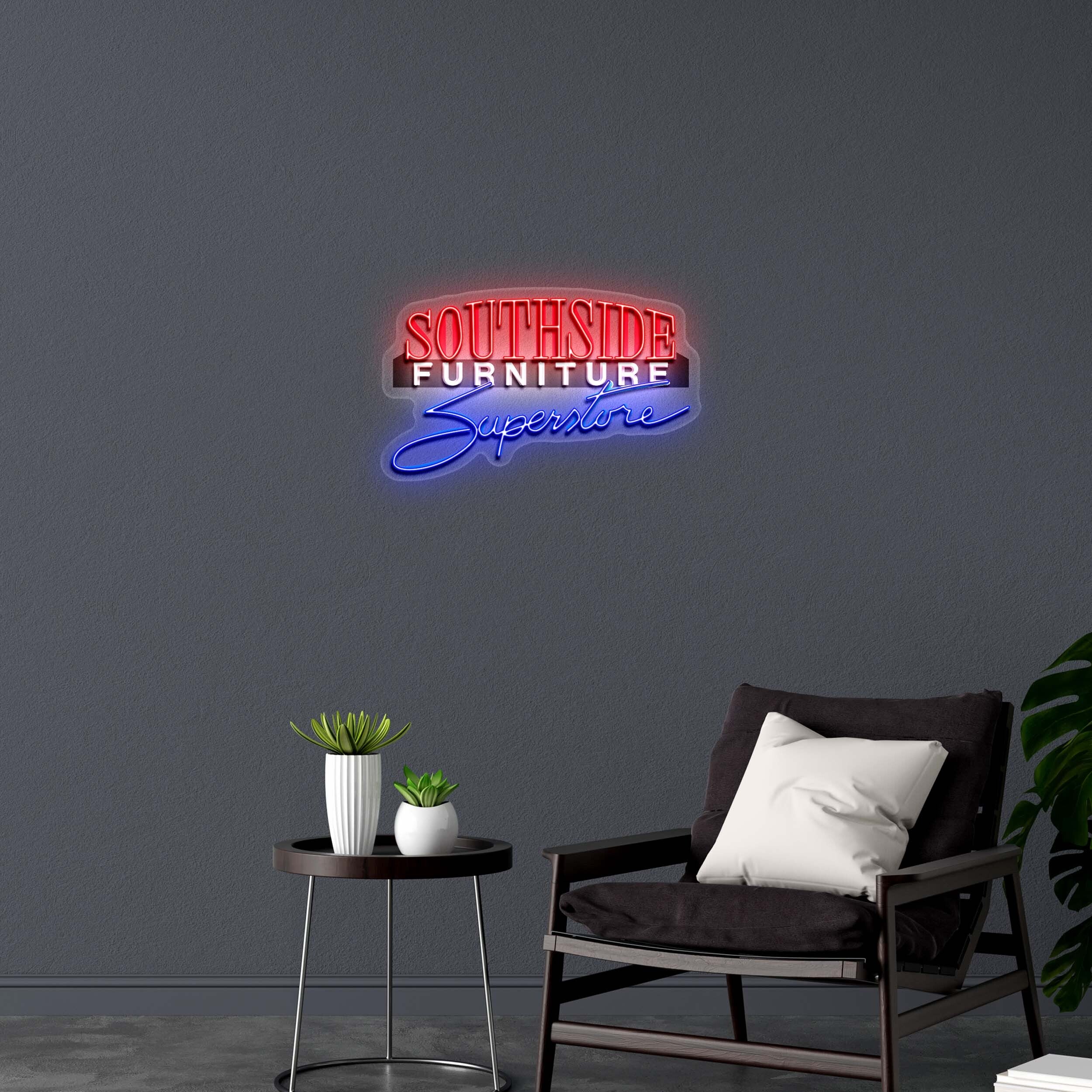 SOUTHSIDE FURNITURE Superstore - Premium Neon Artwork
