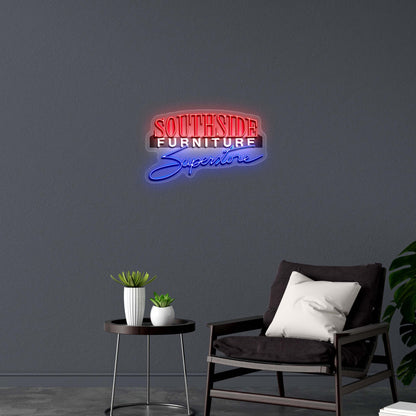 SOUTHSIDE FURNITURE Superstore - Premium Neon Artwork
