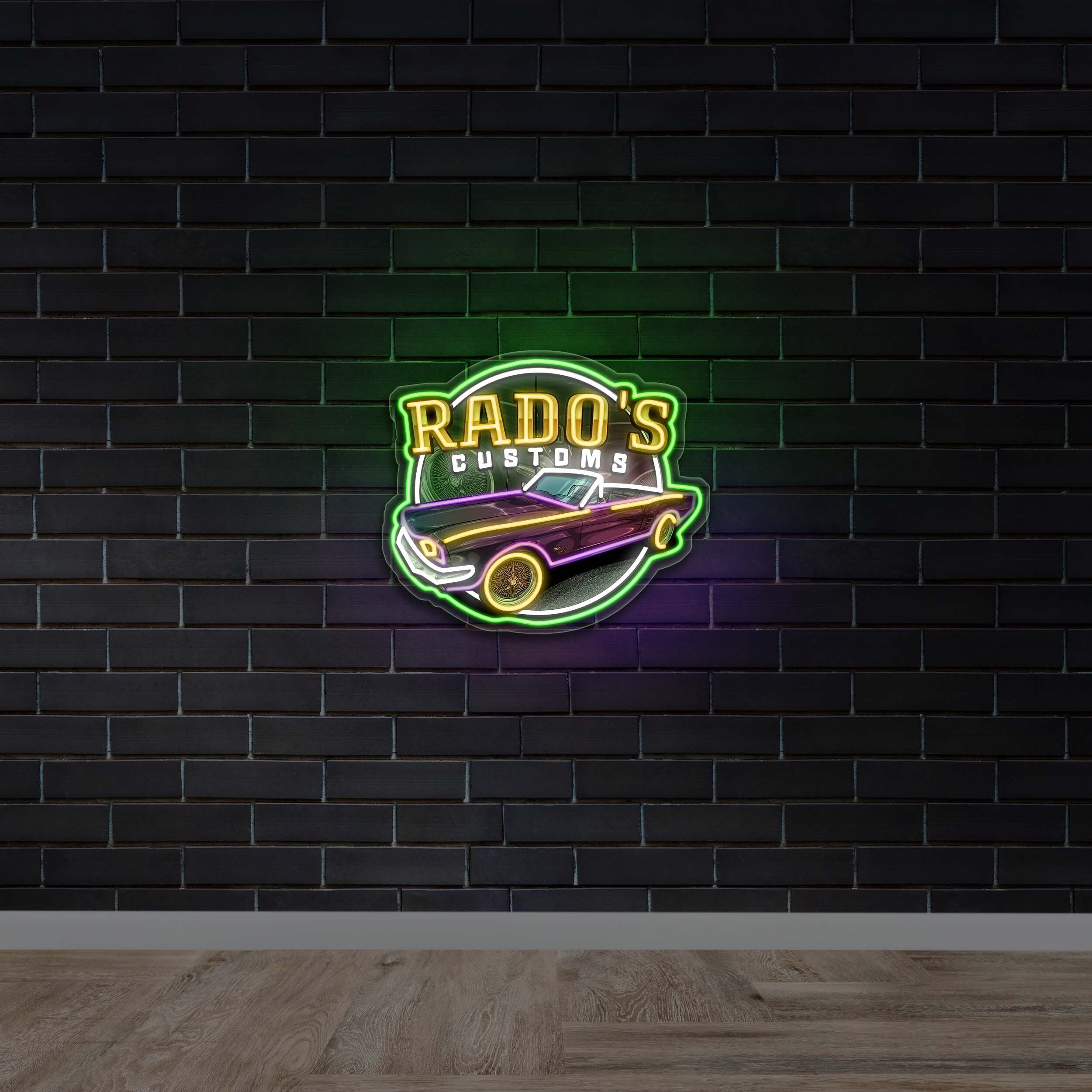 RADO'S CUSTOMS - Premium Neon Artwork