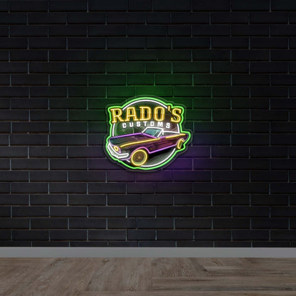 RADO'S CUSTOMS - Premium Neon Artwork