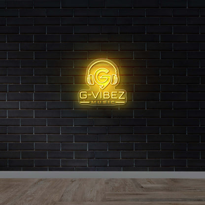 G-Vibez Music - Premium Neon Artwork