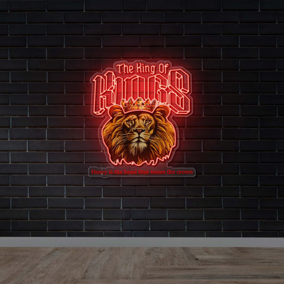 The King of Kings -  Premium Neon Artwork