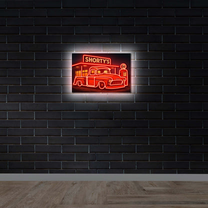 SHORTY'S  - Premium Neon Artwork
