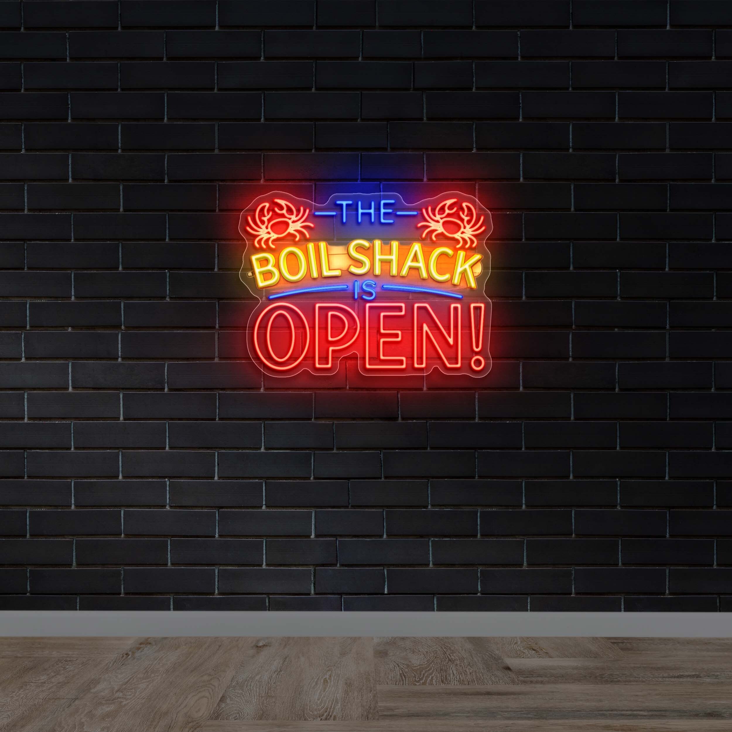 The Boil Shack Is Open! - Premium Neon Artwork