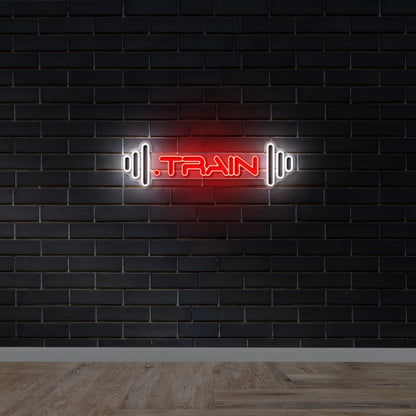 TRAIN - Premium Neon Artwork