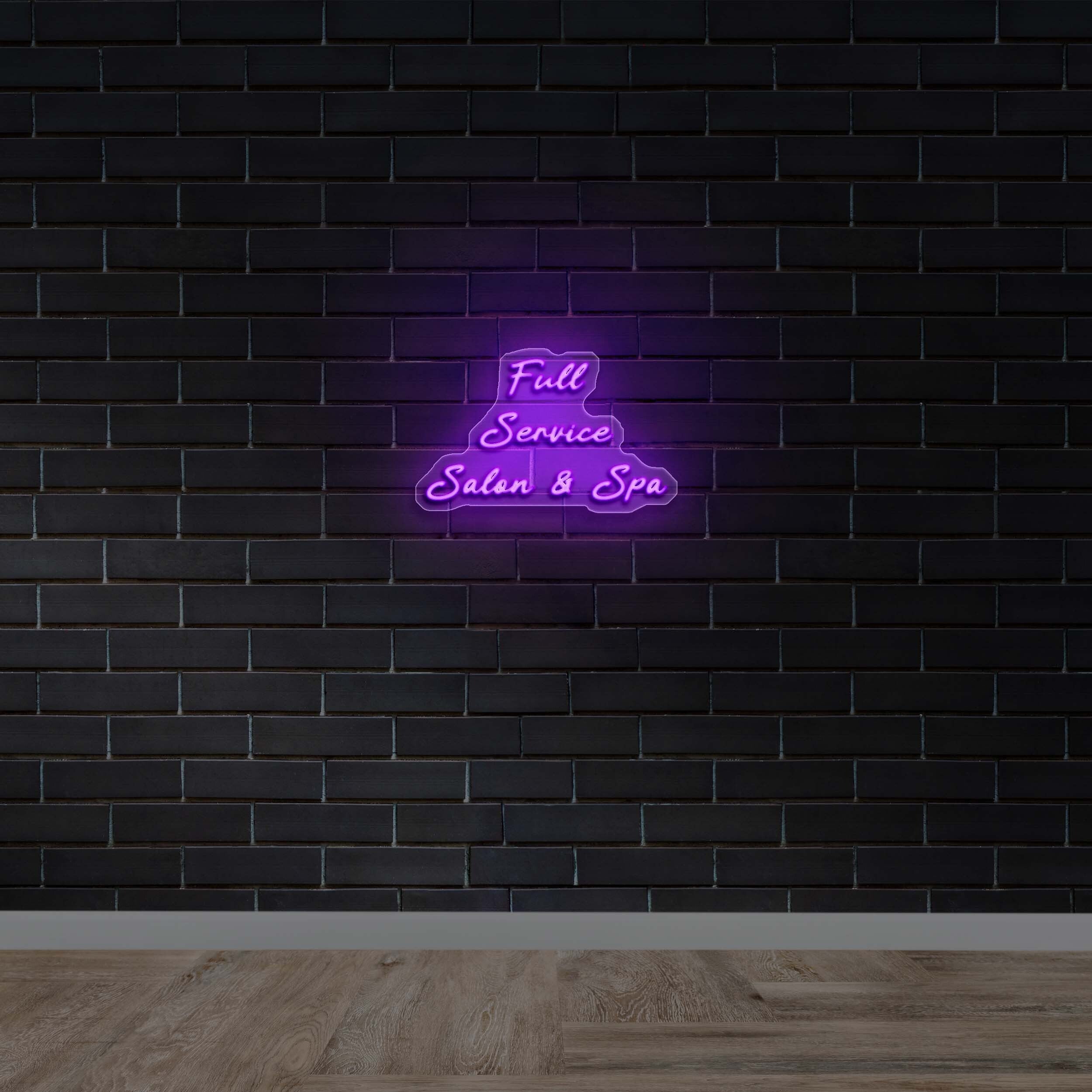 Full Service Salon & Spa -  Premium Neon Artwork