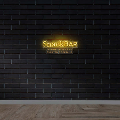 SnackBar - Premium Neon Artwork