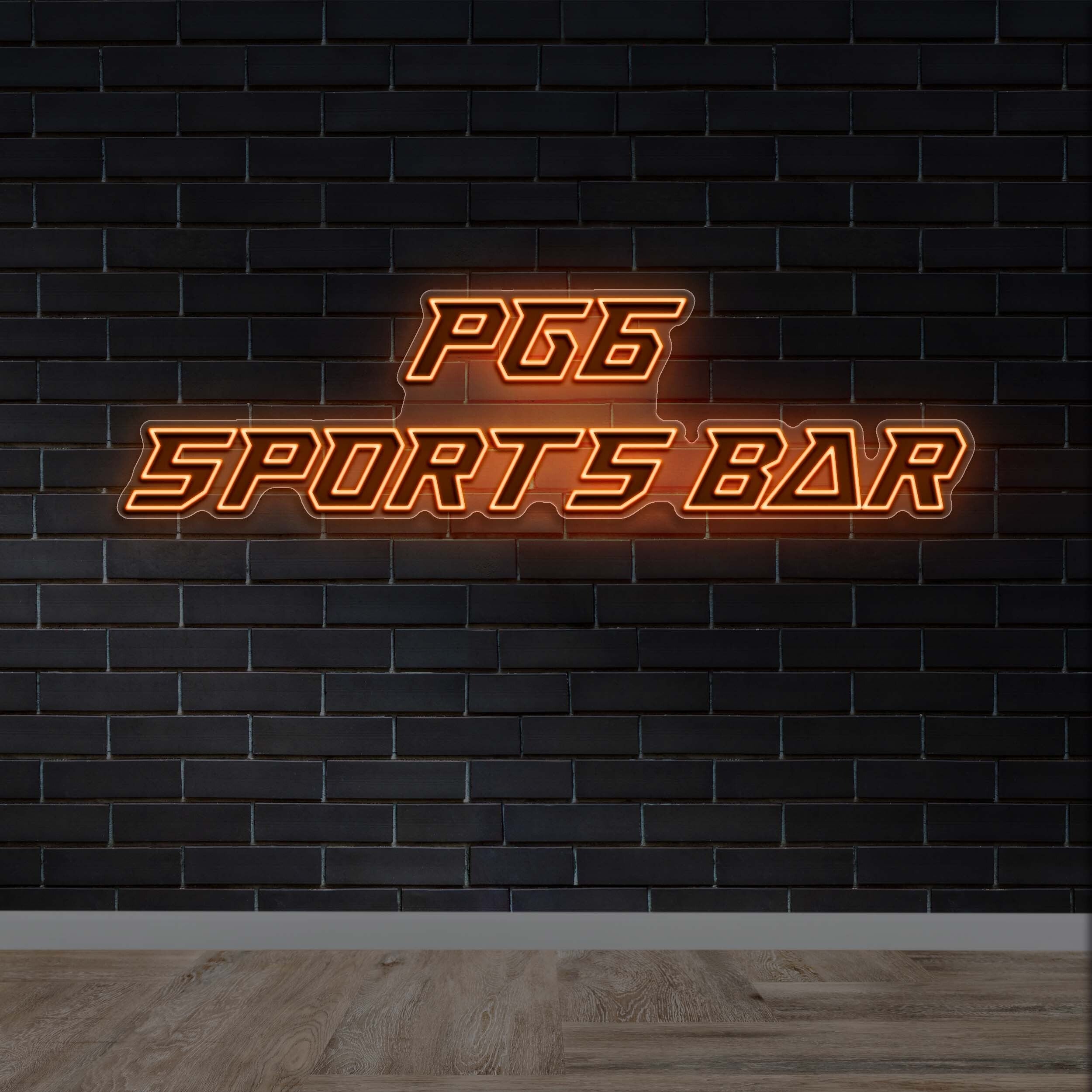 PG6 Sports Bar - Premium Neon Artwork