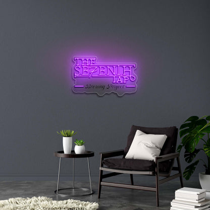 The Seventh Tap Brewing Project - Premium Neon Artwork