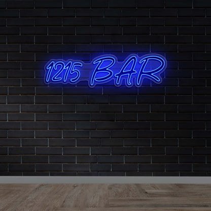 1215 BAR - Premium Neon Artwork