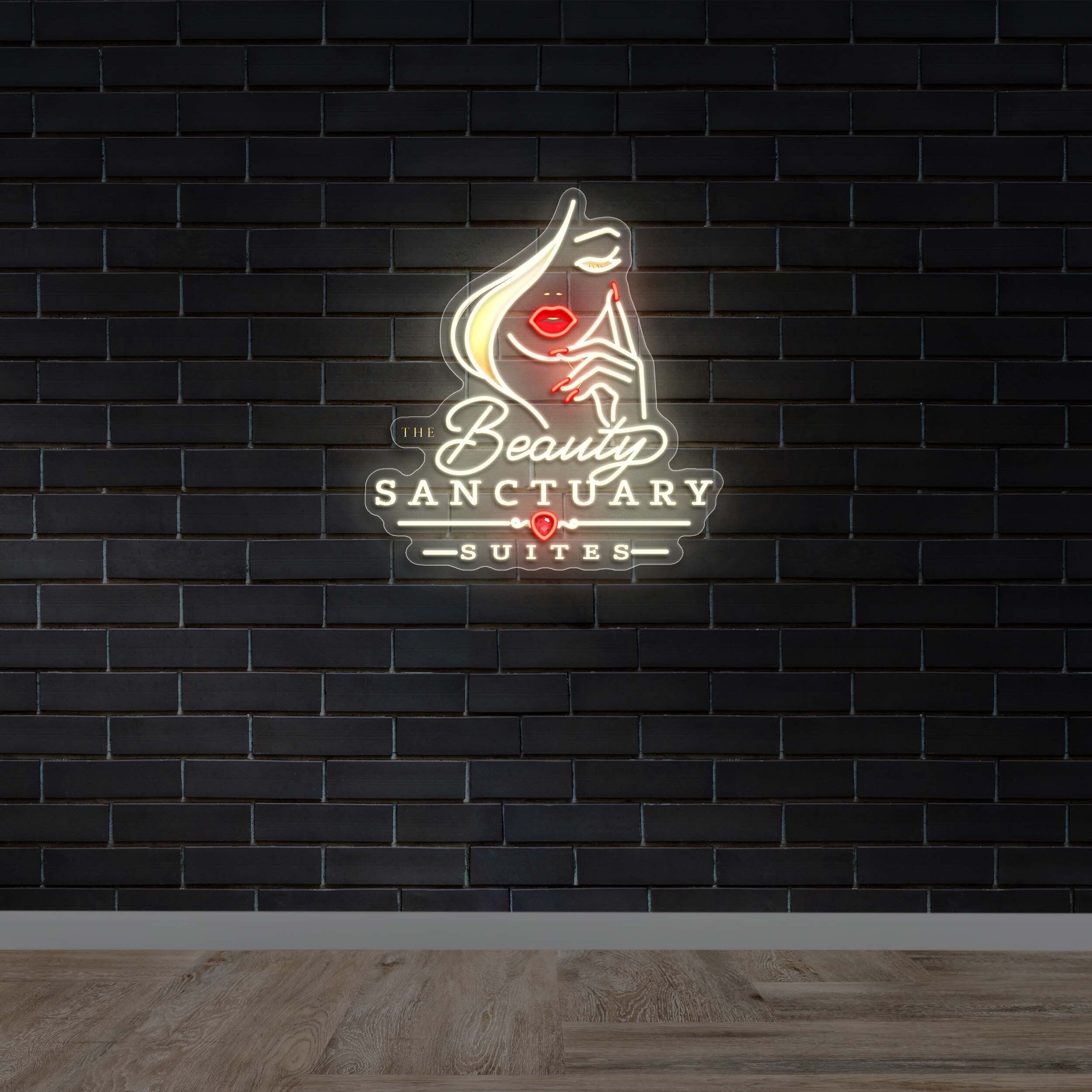 The Beauty Sanctuary Suites - Premium Neon Artwork