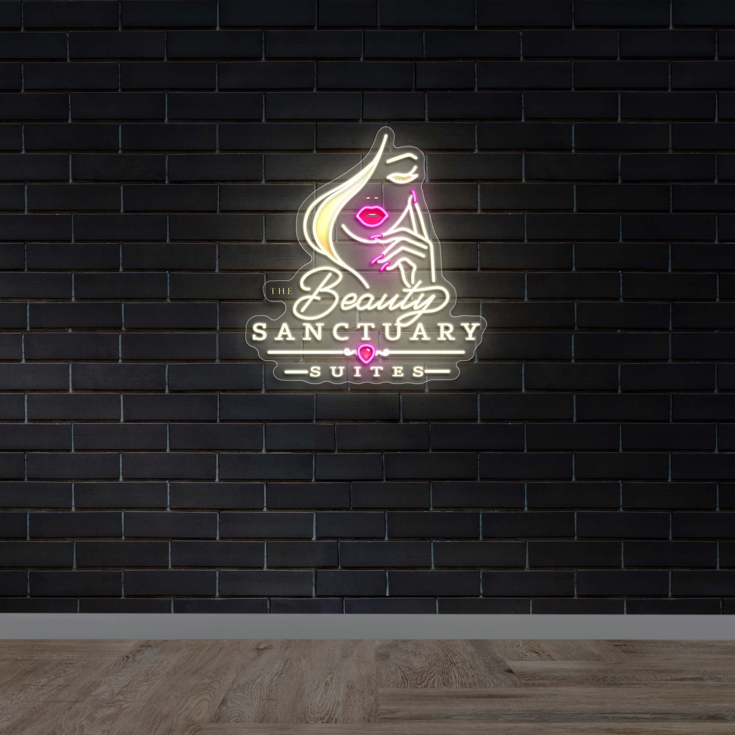 The Beauty Sanctuary Suites - Premium Neon Artwork