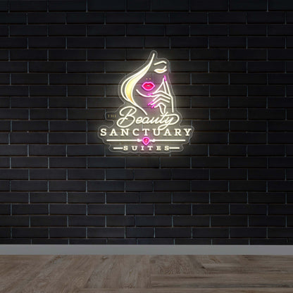 The Beauty Sanctuary Suites - Premium Neon Artwork