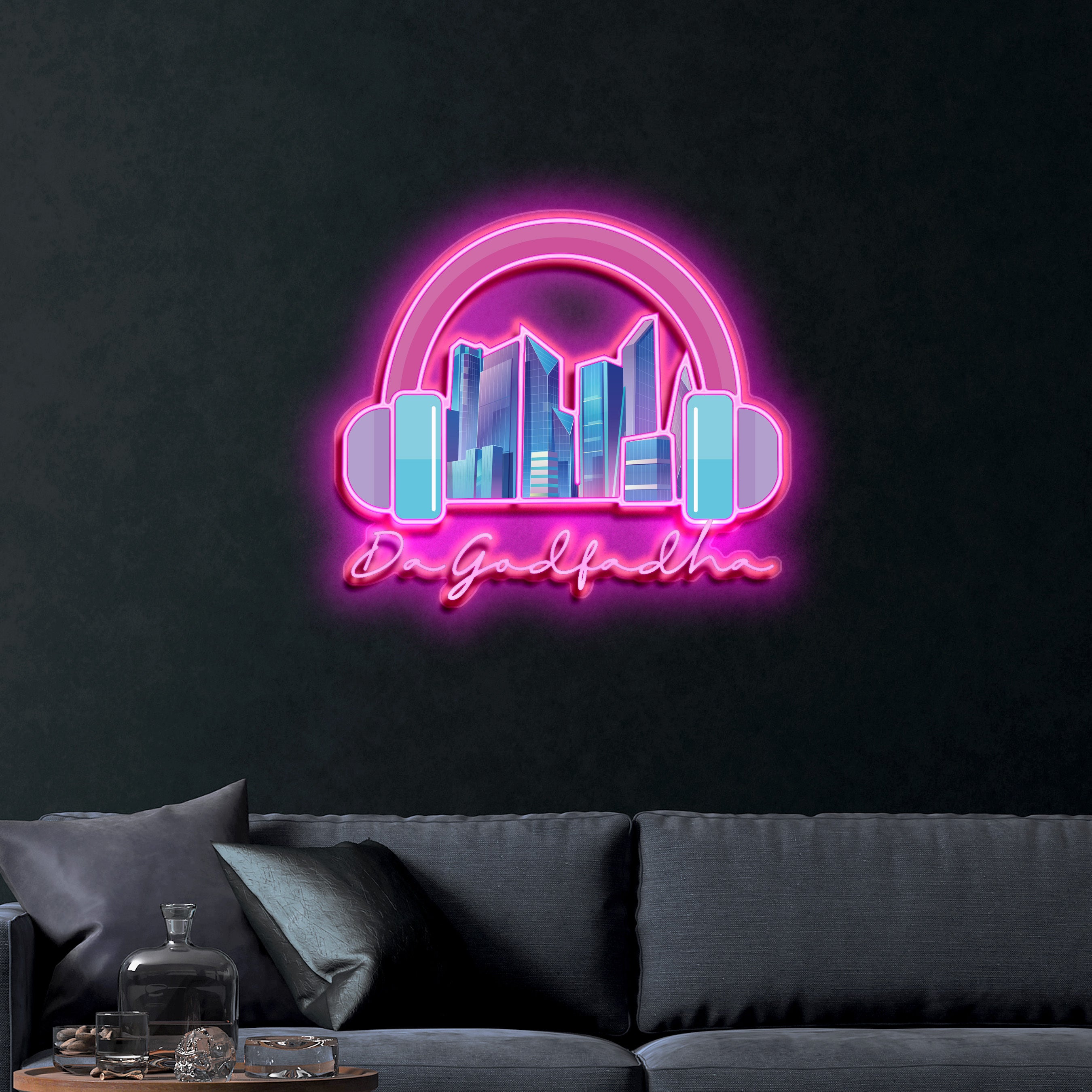 DAGODFADHA – Premium Neon Artwork
